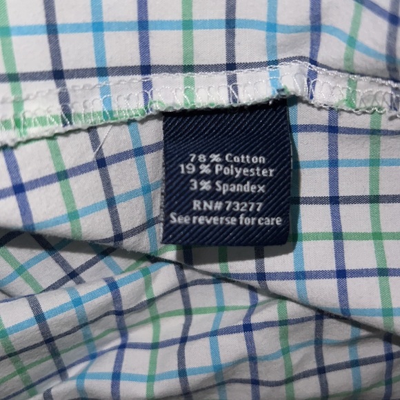 15 1/2 Croft & Borrow Classic Fit True Comfort Stretch Fabric Button Down - Picture 3 of 4